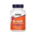 Now Foods E-400 D-Alfa Con Tocoferoles Mixtos Más 100 Mcg De Selenio, 100 Cápsulas Blandas