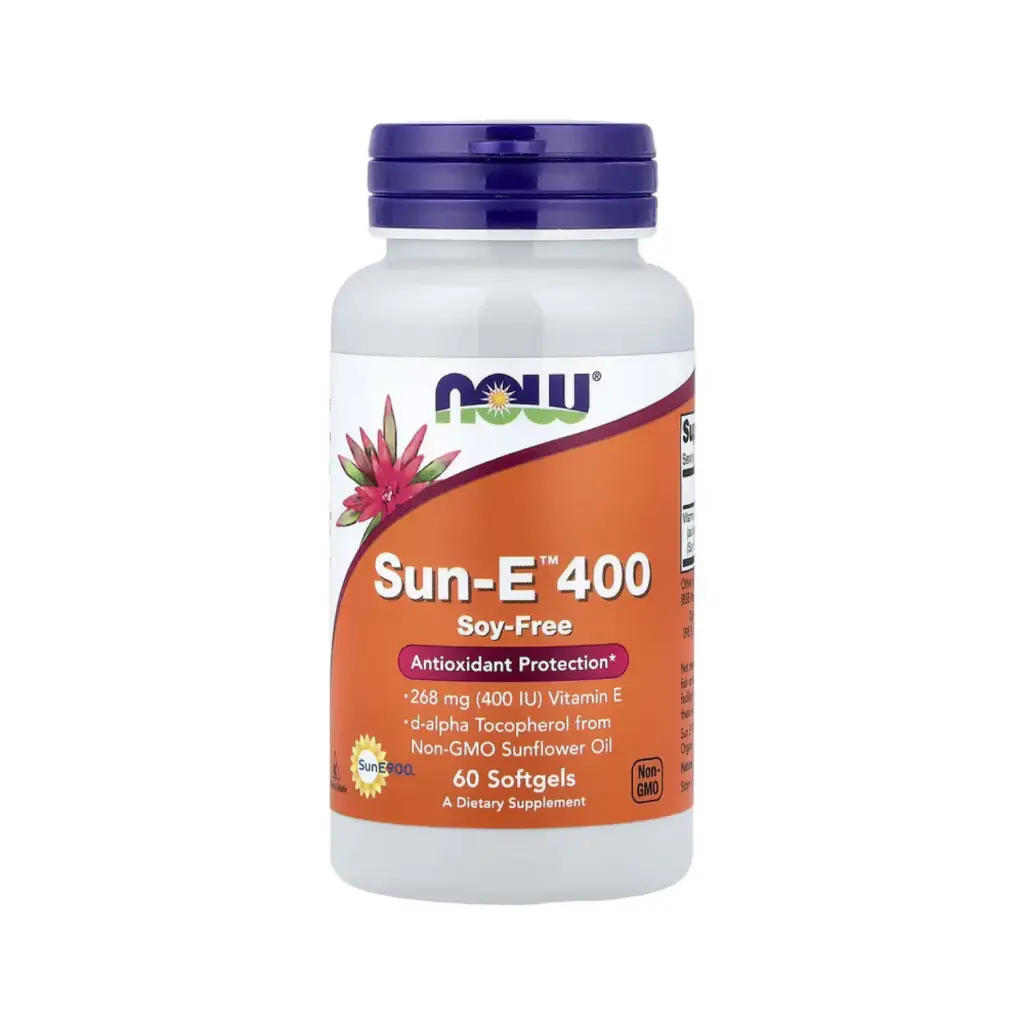 [733739009357] Now Foods Sun-E™ 400 268 Mg (400 UI), Protección Antioxidante 60 Cápsulas Blandas