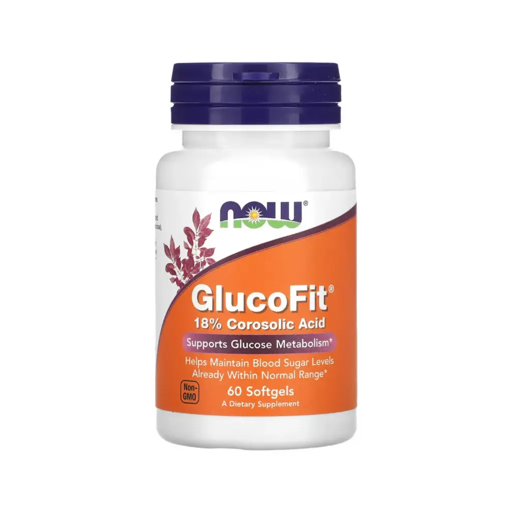 [733739030955] Now Foods Glucofit, Favorece El Metabolismo De La Glucosa 60 Cápsulas Blandas