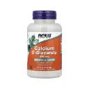 Now Foods D-Glucarato De Calcio 500 Mg, Promueve La Salud De Las Mamas, La Próstata Y La Desintoxicación 90 Cápsulas Vegetales