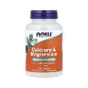 Now Foods Calcio Y Magnesio, Promueve La Salud Ósea 100 Tabletas