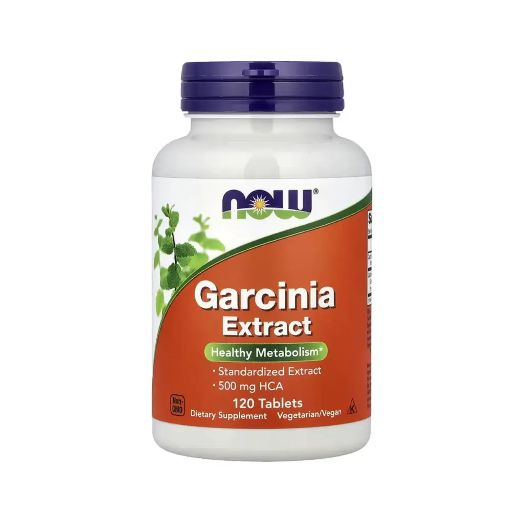 [733739014351] Now Foods Extracto De Garcinia Con 500 Mg De Ácido Hidroxicítrico (AHC), Metabolismo Saludable 120 Tabletas 