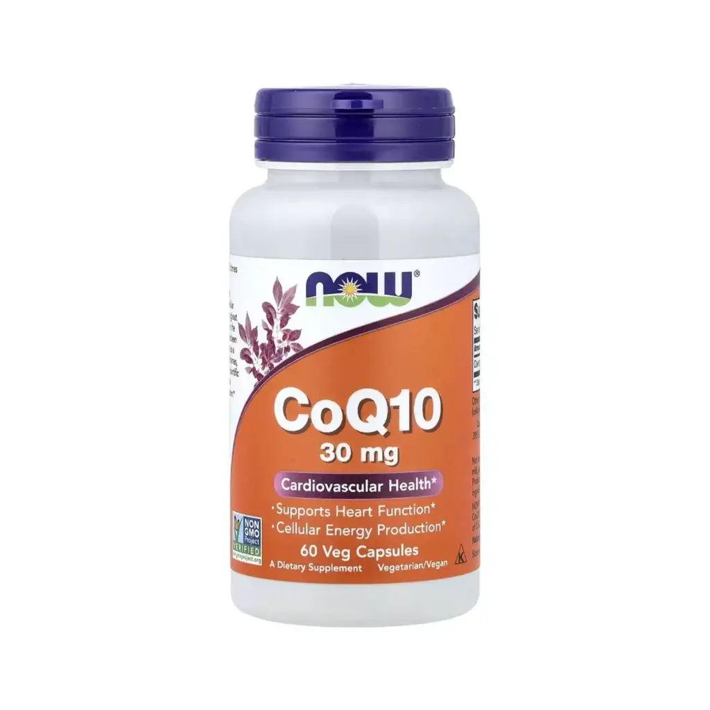 [733739031846] Now Foods CoQ10 30 Mg, Favorece La Función Cardíaca Y La Producción De Energía Celular 60 Cápsulas Vegetales