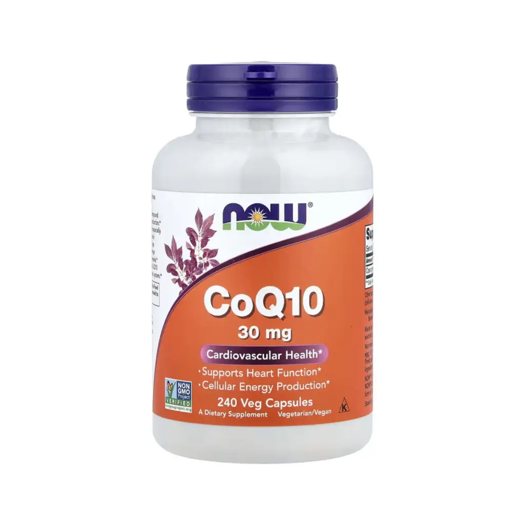 [733739031907] Now Foods CoQ10 30 Mg, Favorece La Función Cardíaca Y La Salud Cardiovascular 240 Cápsulas Vegetales
