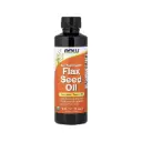 Now Foods Aceite De Linaza Orgánico Certificado 355 Ml (12 Oz. Líq.)