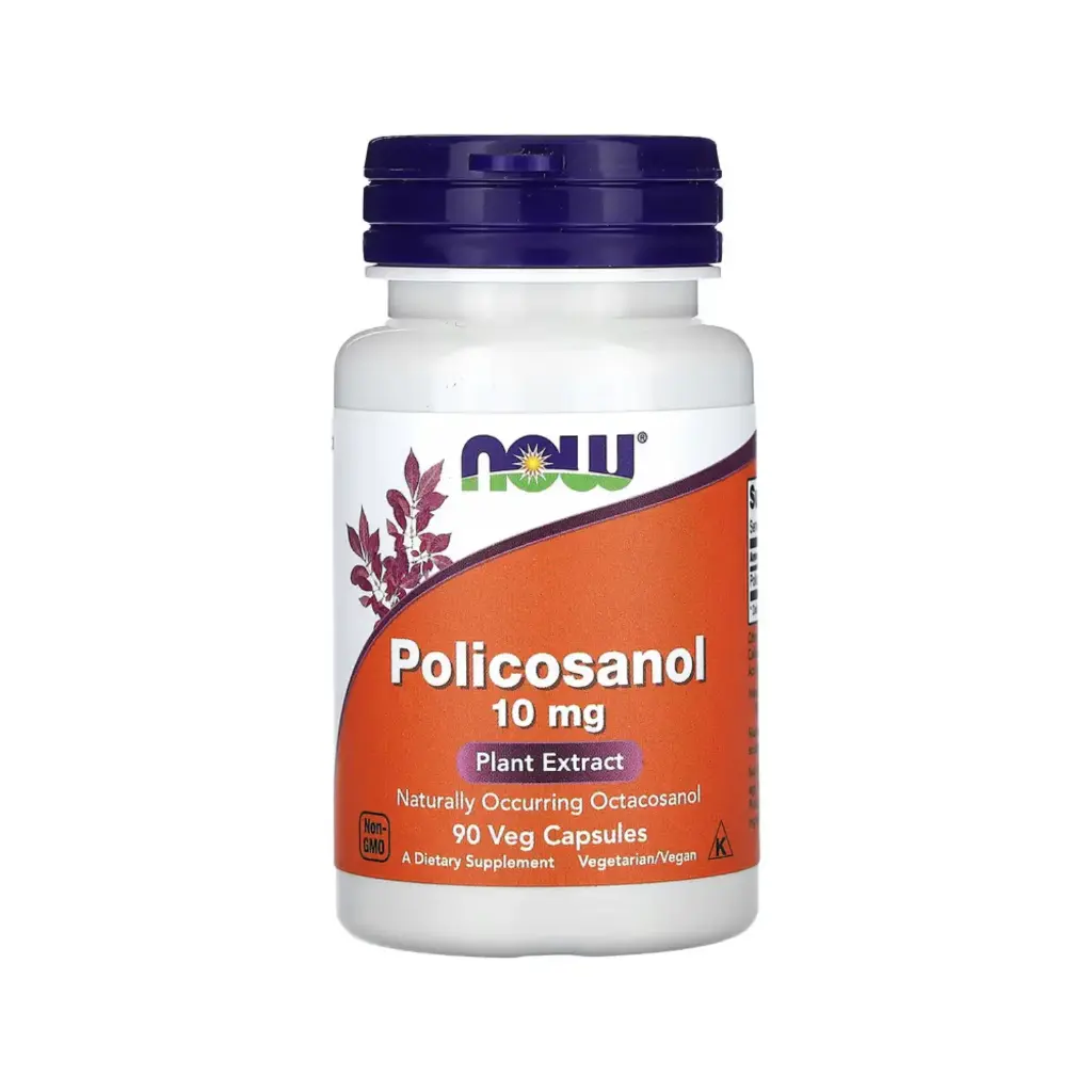 Now Foods Policosanol 10 Mg, 90 Cápsulas Vegetales