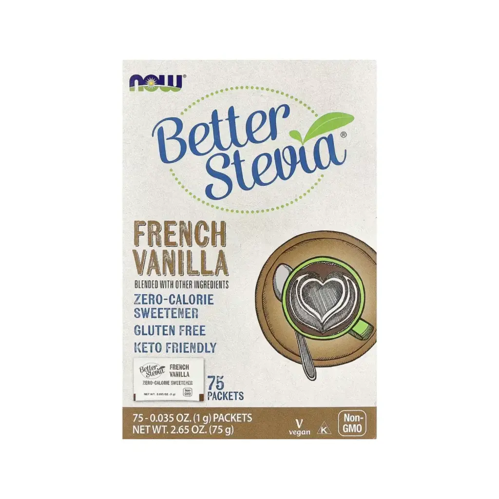 [733739068637] Now Foods Betterstevia®, Endulzante Sin Calorías, 75 Sobres De 1 G Cada Uno