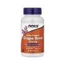 Now Foods Semilla De Uva 250 Mg Concentración Extra, Respuesta Inmunitaria Saludable Y Salud Vascular 90 Cápsulas Vegetales