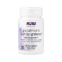Now Foods Solutions Glutathione Skin Brightener, Promueve Un Tono Y Una Textura De Piel Juveniles 30 Cápsulas Vegetales