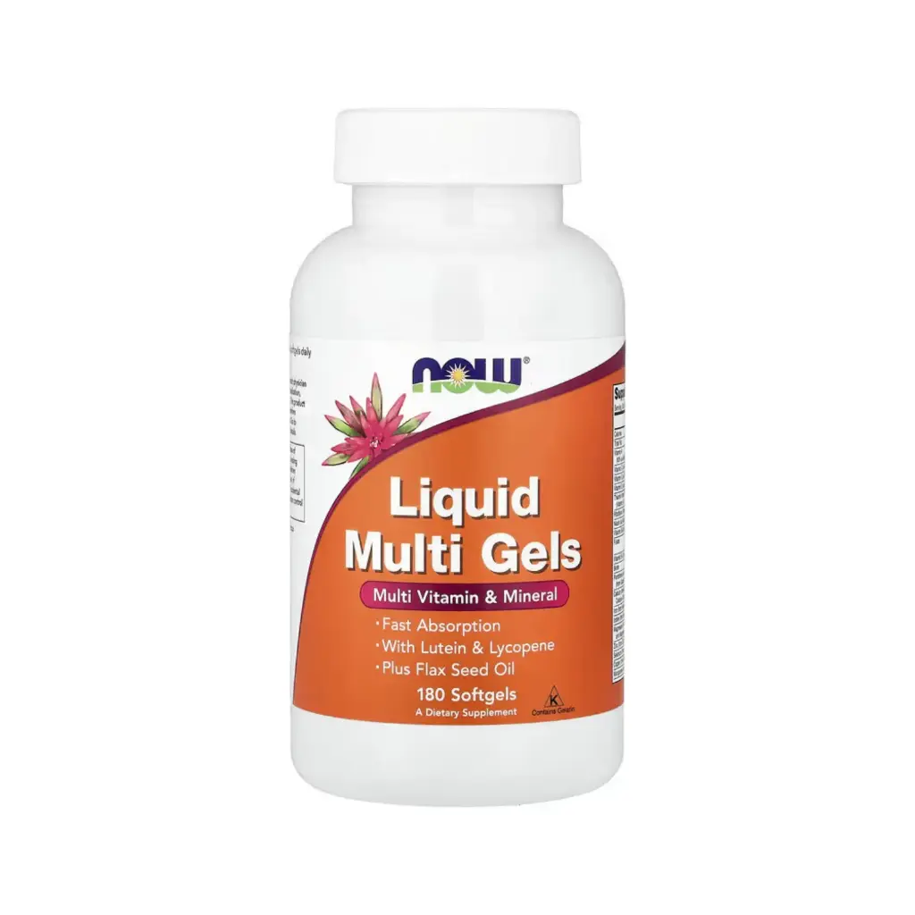 Now Foods Multigeles Líquidos Con Luteína Y Licopeno Más Aceite De Semilla De Lino, 180 Cápsulas Blandas 