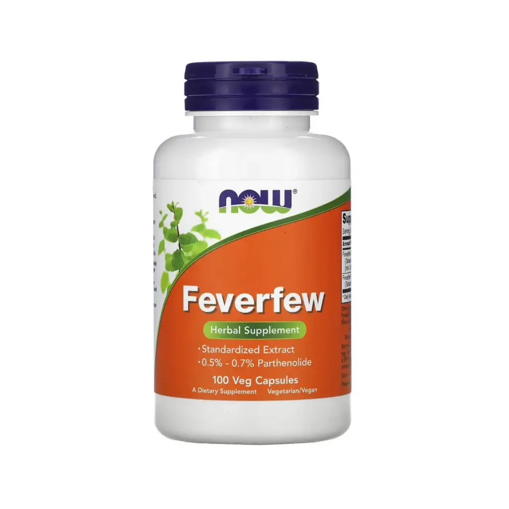 Now Foods Feverfew Extracto Estandarizado 100 Cápsulas