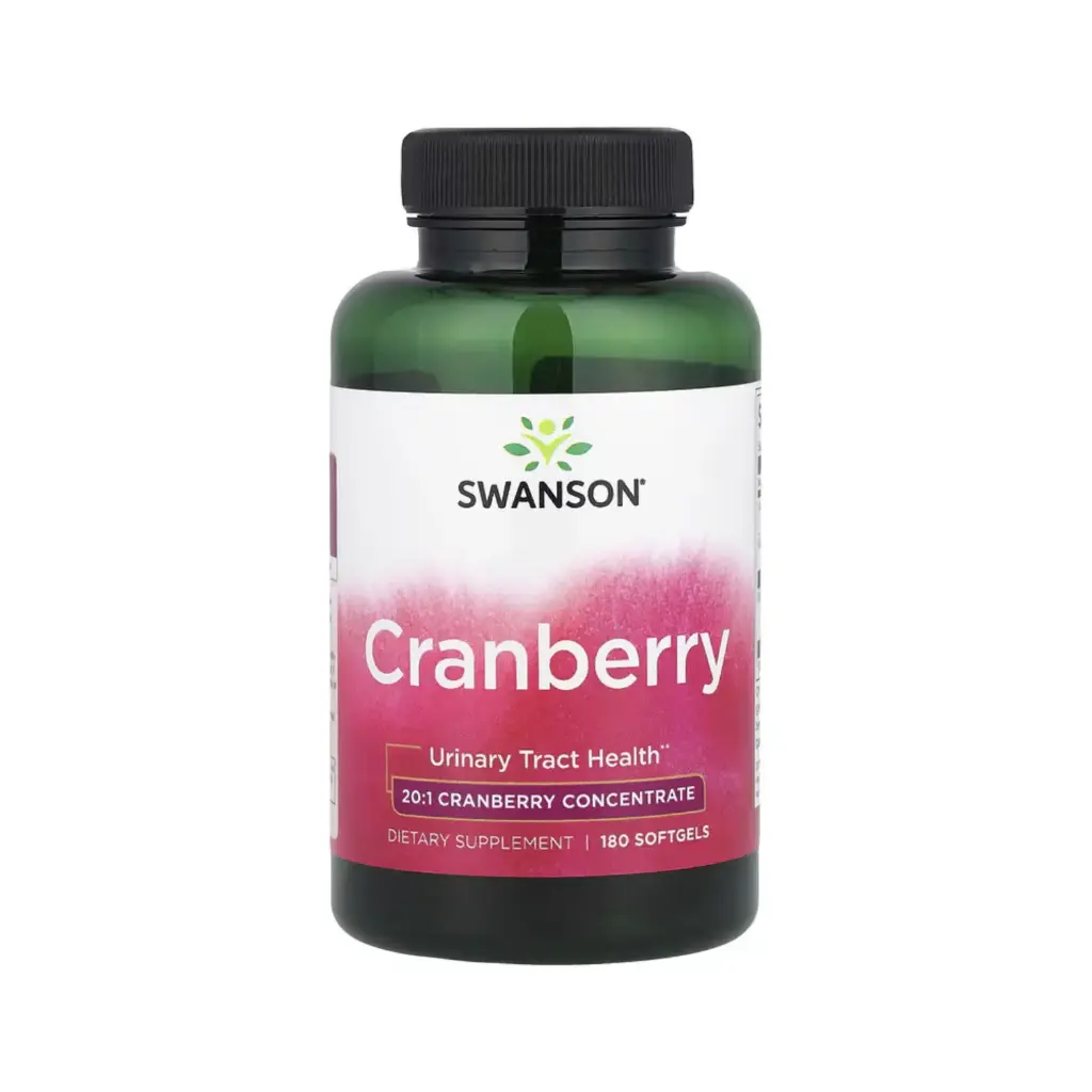 Swanson Arándano Rojo, Salud De Las Vías Urinarias, 180 Cápsulas Blandas