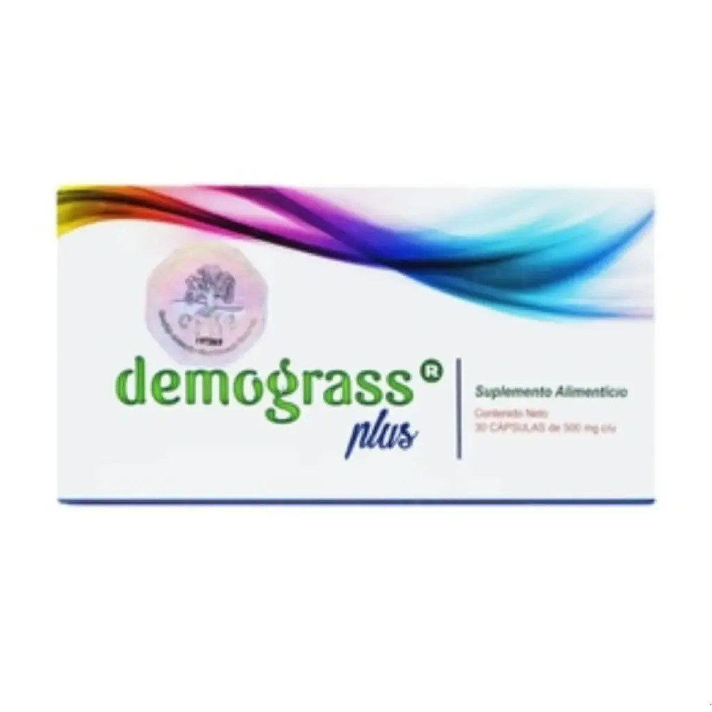 Demograss Plus 30 Cápsulas 500mg apoyo metabolico