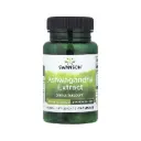 Swanson, Extracto de ashwagandha, estandarizado, Suplemento para el alivio del estrés, 450 mg, 60 cápsulas 