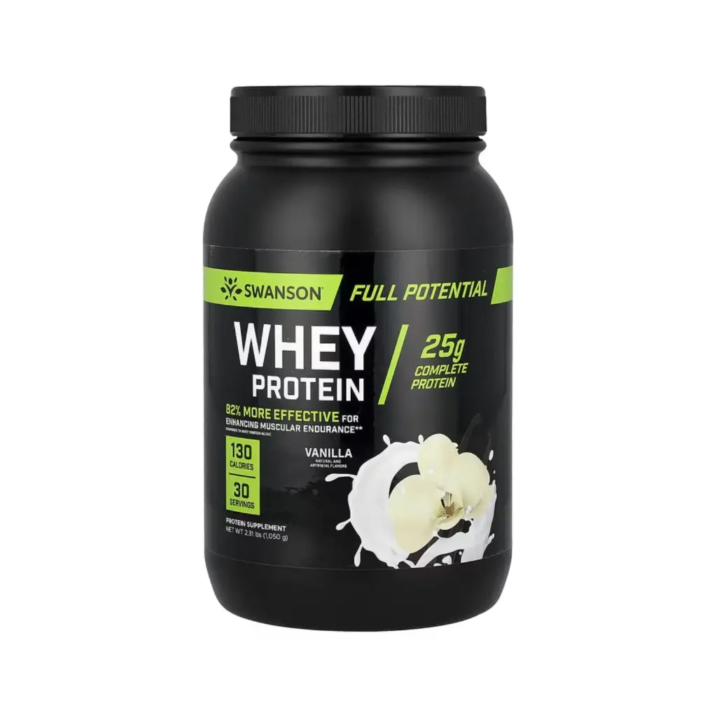 Swanson Proteína De Suero De Leche, Vainilla 1050 G (2,31 Lb)