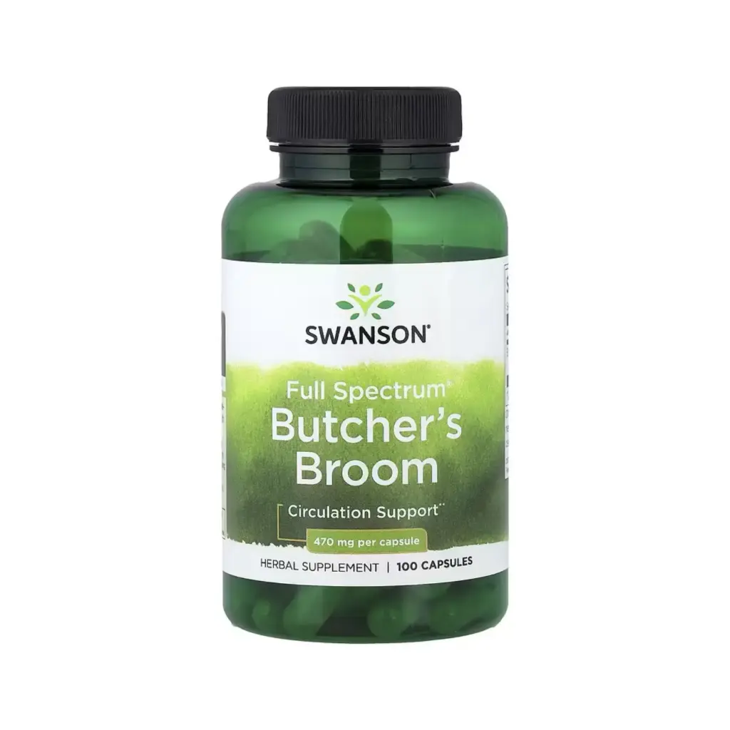 Swanson Rusco Full Spectrum, Refuerzo Para La Circulación, 470 Mg, 100 Cápsulas