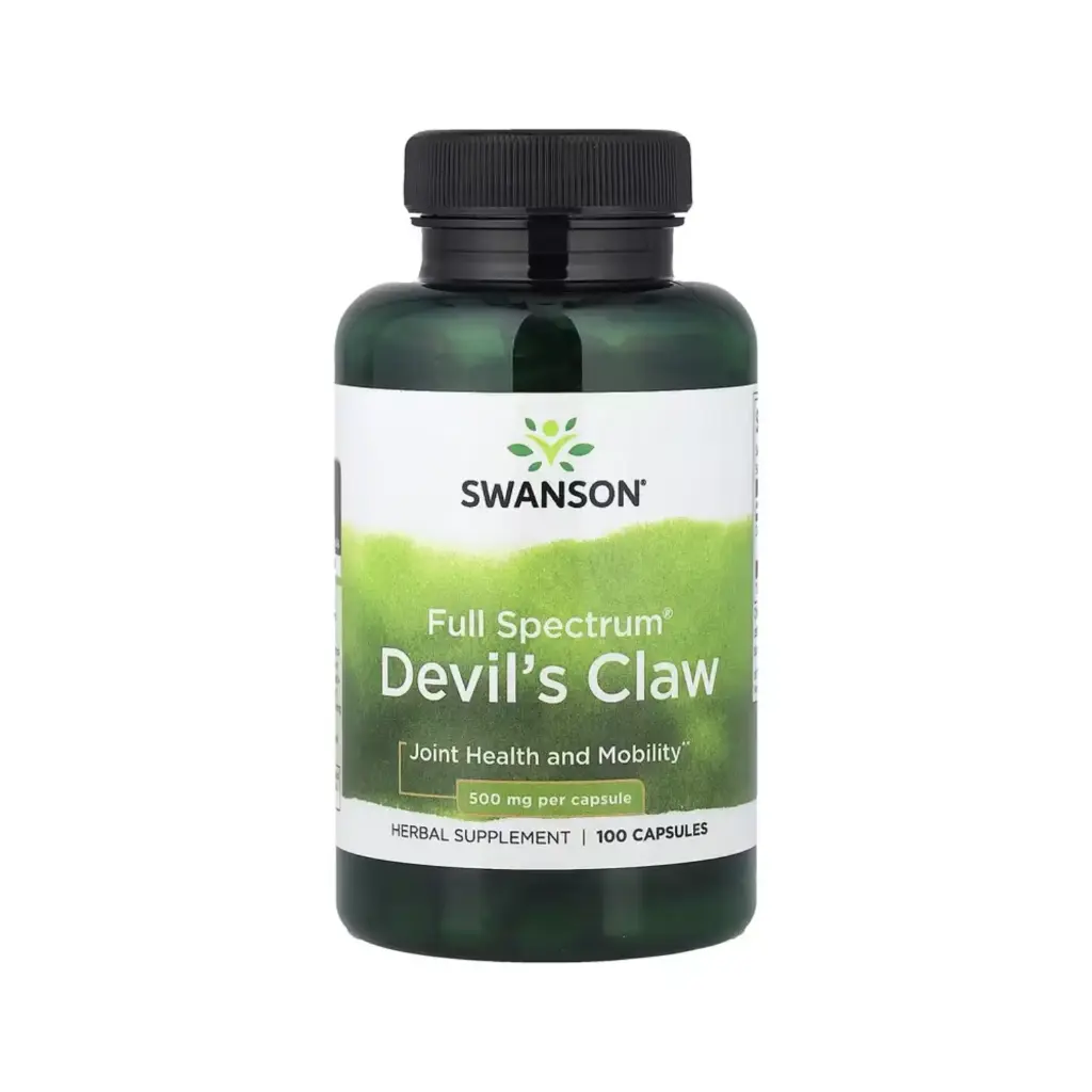 Swanson, Garra Del Diablo Full Spectrum, Salud Y Movilidad De Las Articulaciones, 500 Mg, 100 Cápsulas