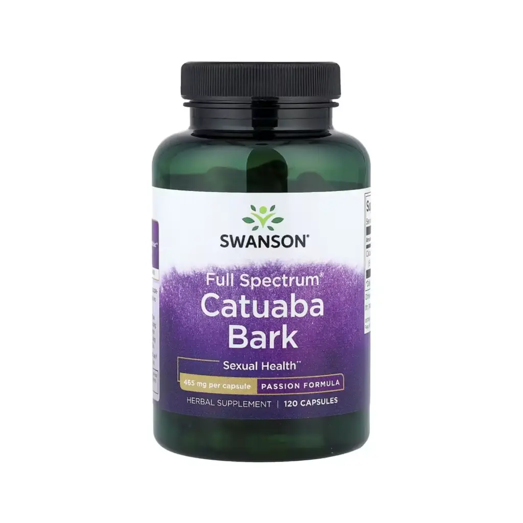 Swanson Full Spectrum, Corteza De Catuaba, Salud Sexual, 465 Mg, 120 Cápsulas 