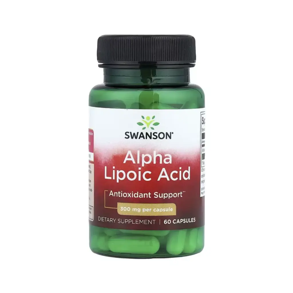 Swanson Ácido Alfa-lipoico, Protección Antioxidante, 300 Mg, 60 Cápsulas 