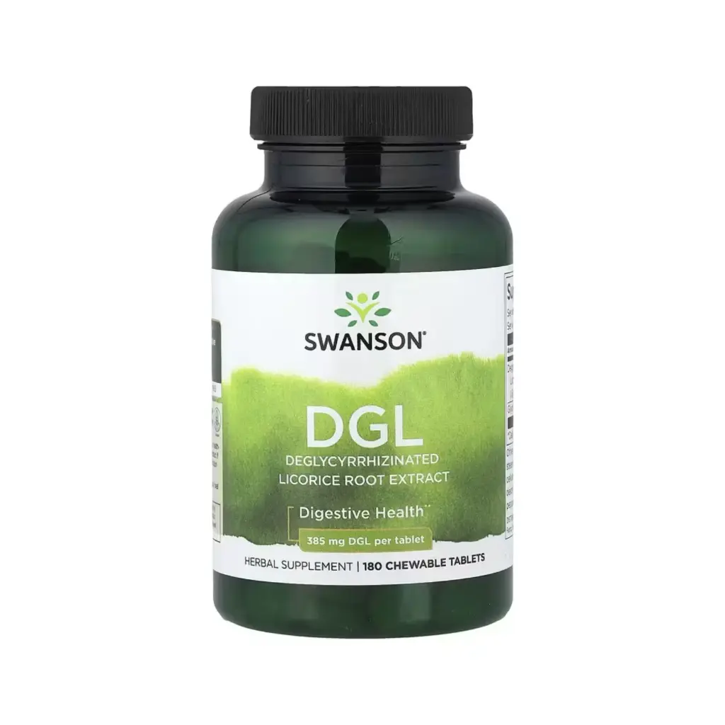 Swanson Dgl, Salud Digestiva, 180 Tabletas Masticables 