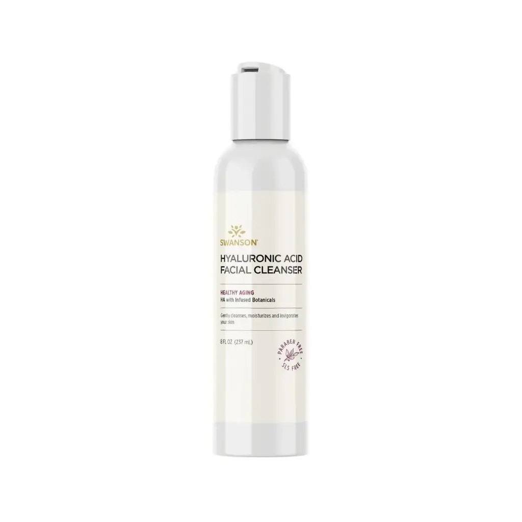 [087614114453] Swanson Limpiador Facial Con Ácido Hialurónico, 237 Ml, Líquido