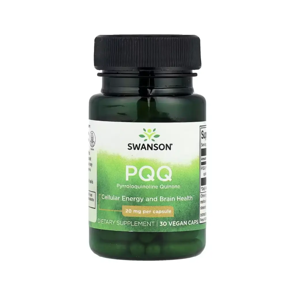 [087614028187] Swanson PQQ, 20 Mg, Energía Celular Y Salud Cerebral, 30 Cápsulas Vegetales