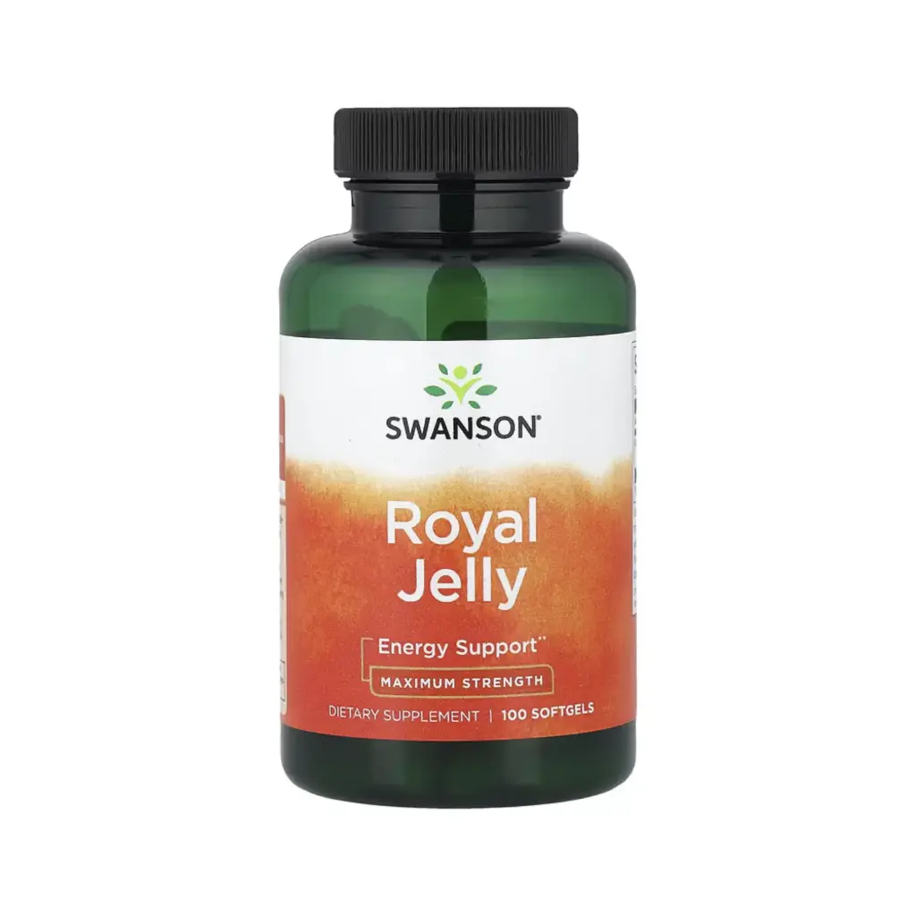 Swanson Jalea Real, 100 Cápsulas Blandas Refuerzo Para La Energía (333,33 Mg Por Cápsula Blanda)