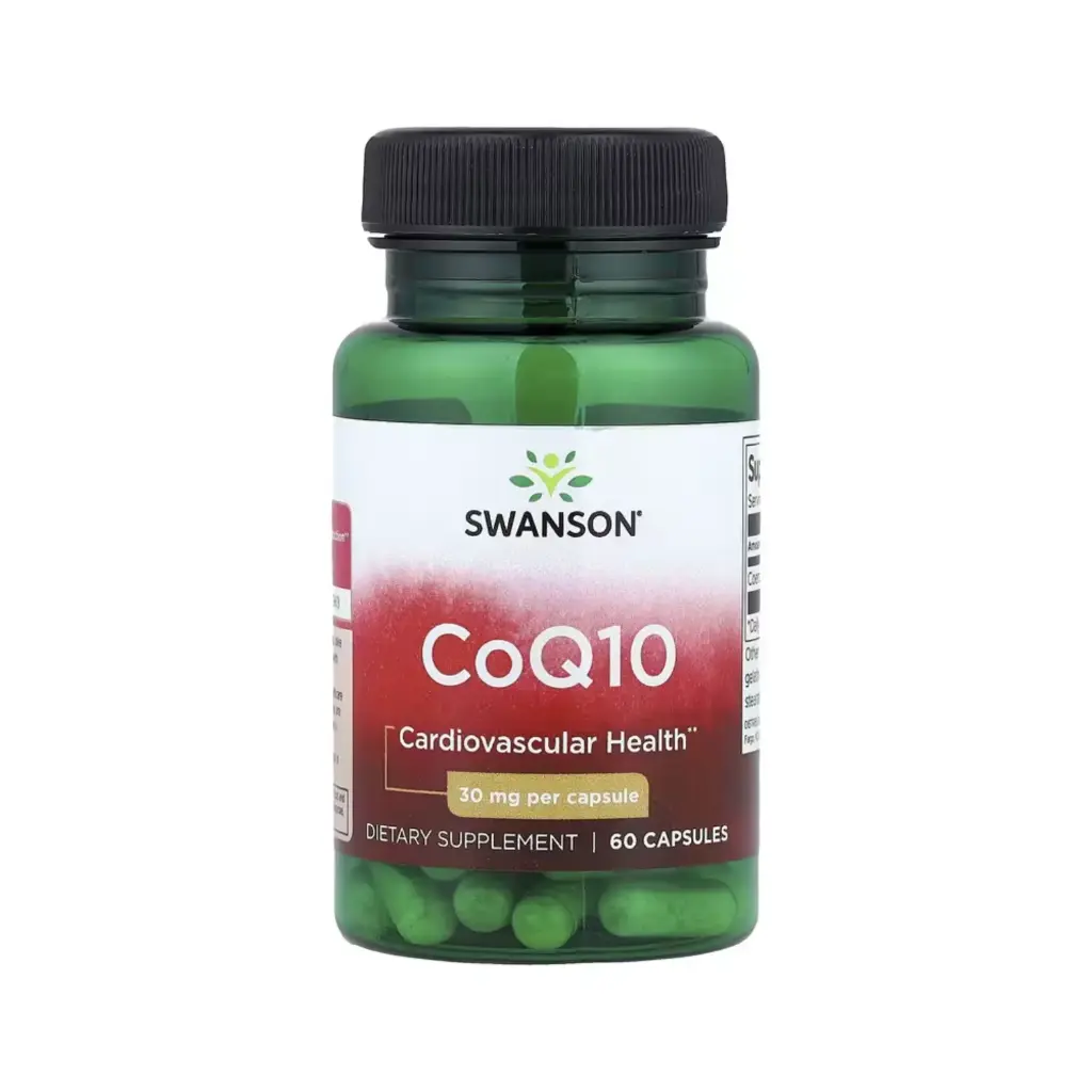 Swanson Coq10, Salud Cardiovascular 30 Mg, 60 Cápsulas 