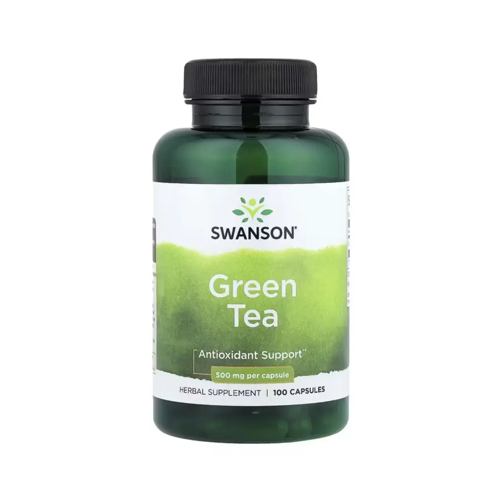 [087614019772] Swanson Té Verde, Protección Antioxidante, 500 Mg, 100 Cápsulas 