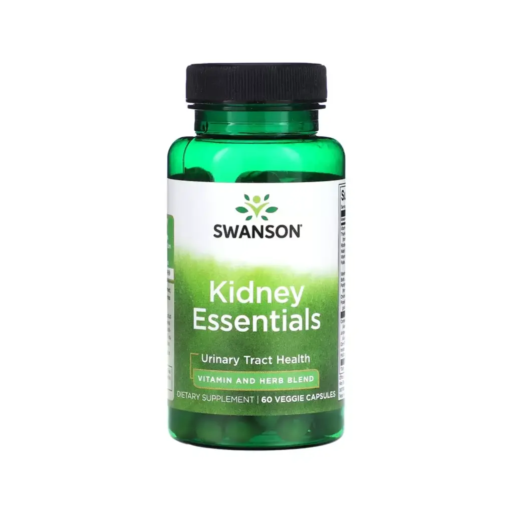 Swanson Suplementos Esenciales Para Los Riñones Salud De Las Vías Urinarias, 60 Cápsulas Vegetales