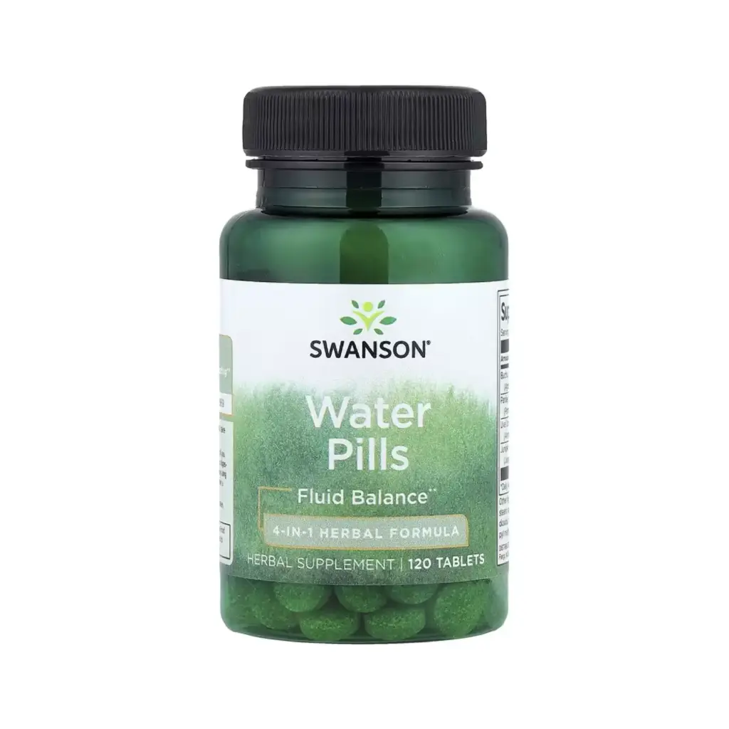 Swanson, Pastillas Para Eliminar Agua, Equilibrio De Fluidos 120 Tabletas 