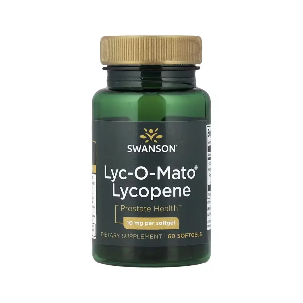 Swanson Licopeno Lyc-o-mato, Salud De La Próstata, 10 Mg, 60 Cápsulas Blandas 