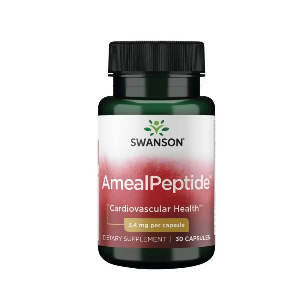 Swanson Amealpeptide Ayuda A Mantener La Presión Arterial Saludable 3,4 Mg, 30 Cápsula