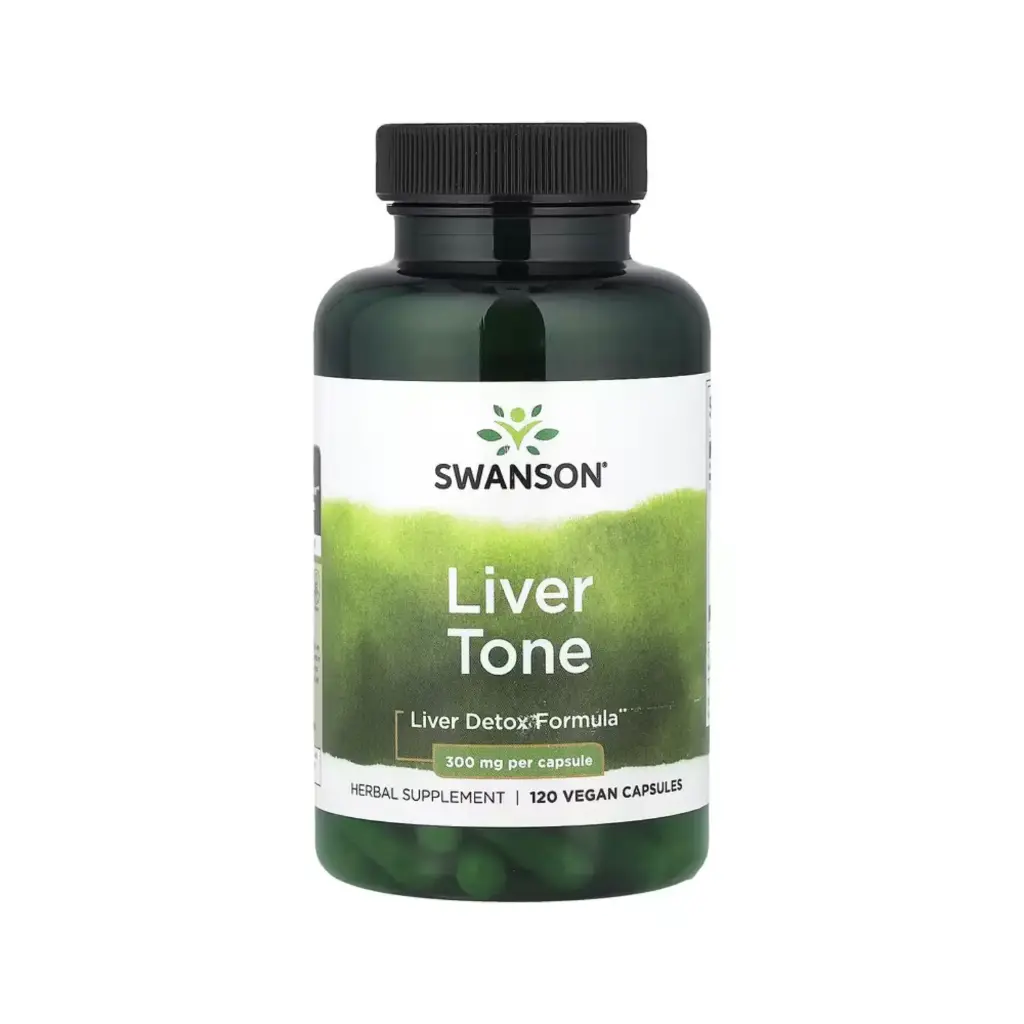 Swanson Tonificante Para El Hígado, Fórmula De Desintoxicación Hepática, 120 Cápsulas Veganas 