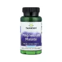 Swanson Malato De Magnesio, Salud Muscular Y Ósea 1000 Mg, 60 Comprimidos Veganos 