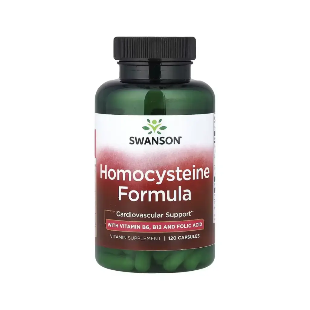 Swanson Fórmula Con Homocisteína Refuerzo Para La Salud Cardiovascular 120 Cápsulas