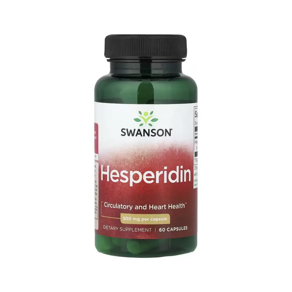 Swanson Hesperidina, Salud Circulatoria Y Cardíaca 500 Mg, 60 Cápsulas
