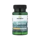Swanson L-serina, Salud Del Cerebro Y El Sistema Nervioso, 500 Mg, 60 Cápsulas Vegetales 