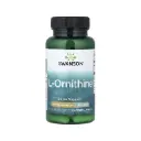 Swanson L-ornitina, Forma Libre, Suplemento Para El Alivio Del Estrés 500 Mg, 60 Cápsulas Vegetales 