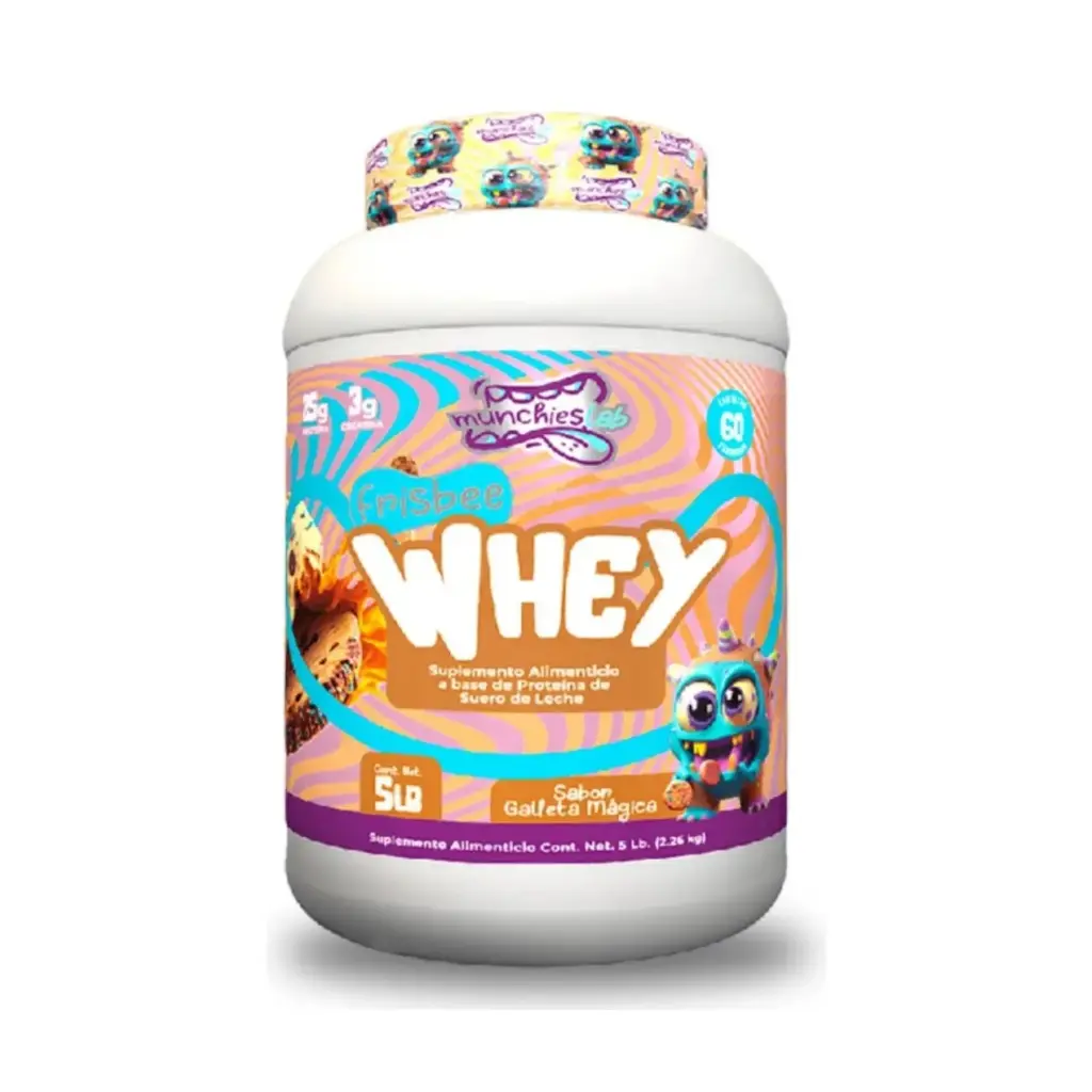 [764451000186] Munchieslab Proteína Whey 100% Suero De Leche 60 Servicios Sabor Galleta Magica