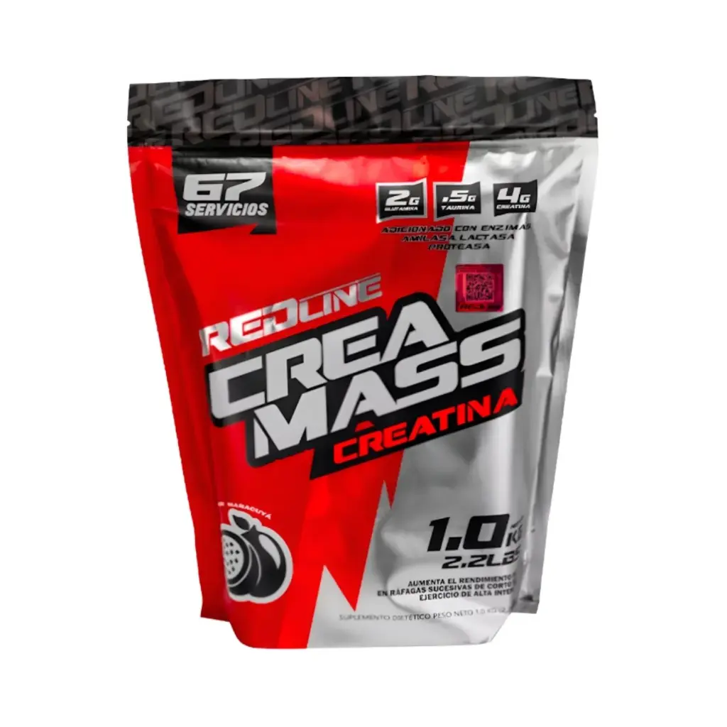 Redline Creatina Creamass 67 servicios Sabor Maracuya