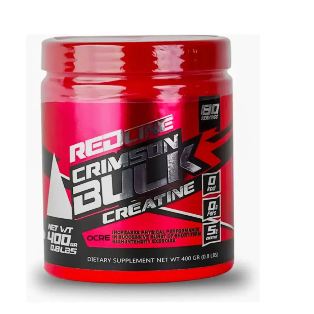 Redline Creatina Crimson Bulk 80 Servicios Sabor Natural