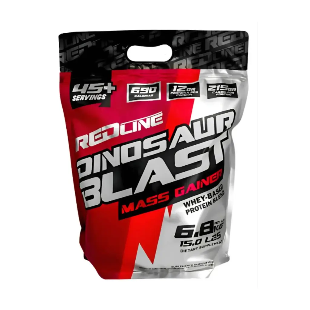 Redline Proteina whey Dinosaur Blast +45 Servicios Sabor Natural