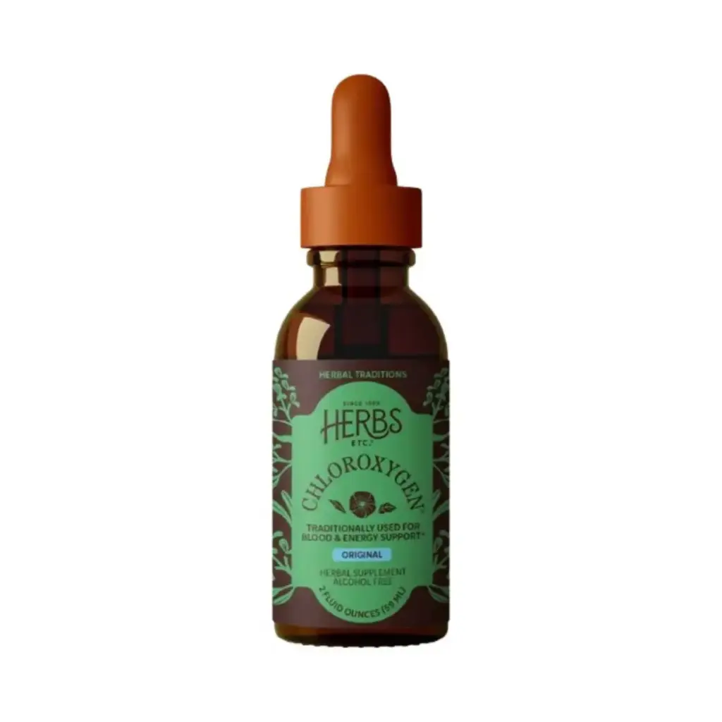 [765704319024] Herbs Etc. ChlorOxygen 2 oz (59 ml), Concentrado de Clorofila de Alta Potencia