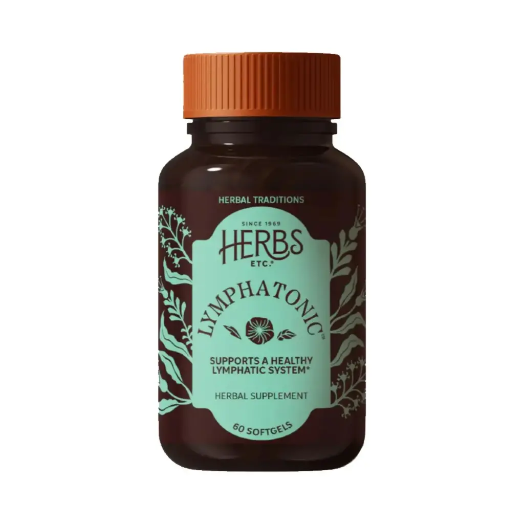 [765704517161] Herbs Etc. Lymphatonic 60 Softgels