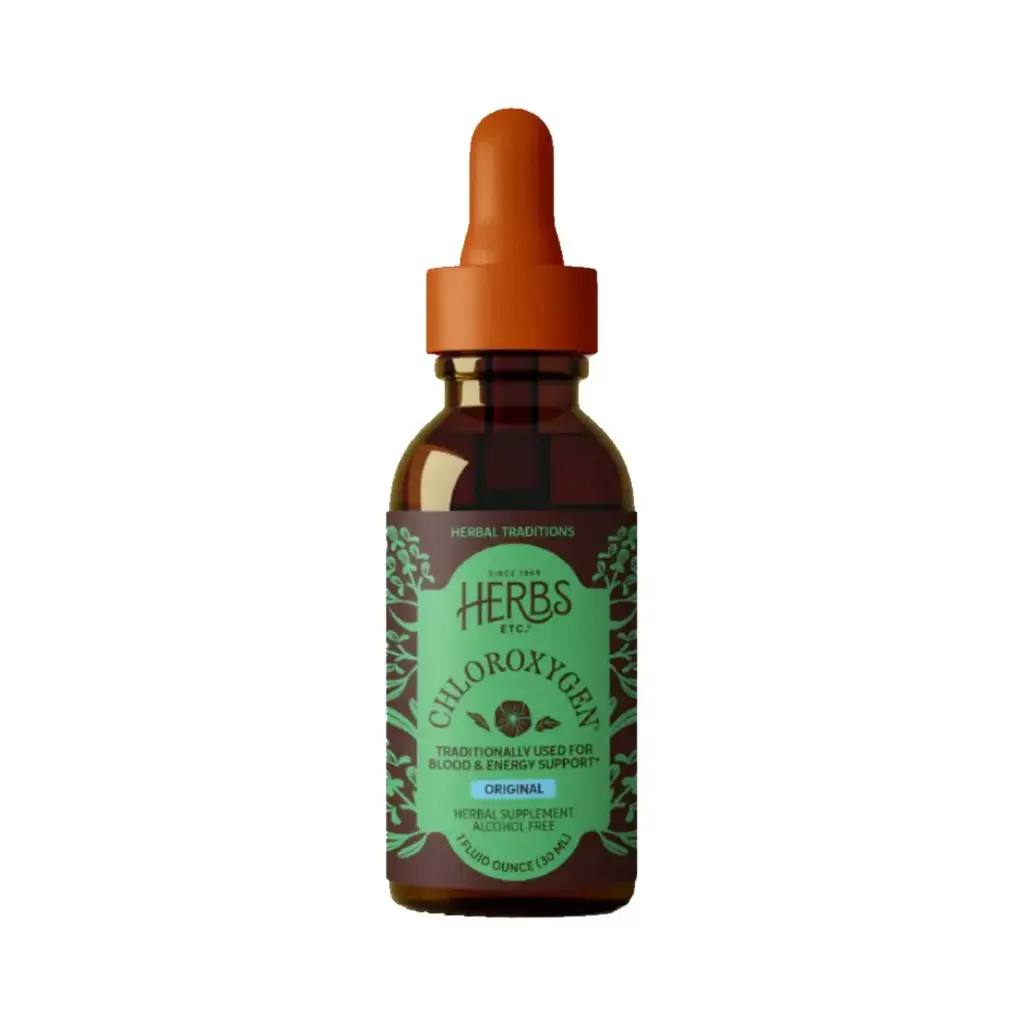 [765704319017] Herbs Etc. ChlorOxygen 1 oz (30 ml), Concentrado de Clorofila de Alta Potencia