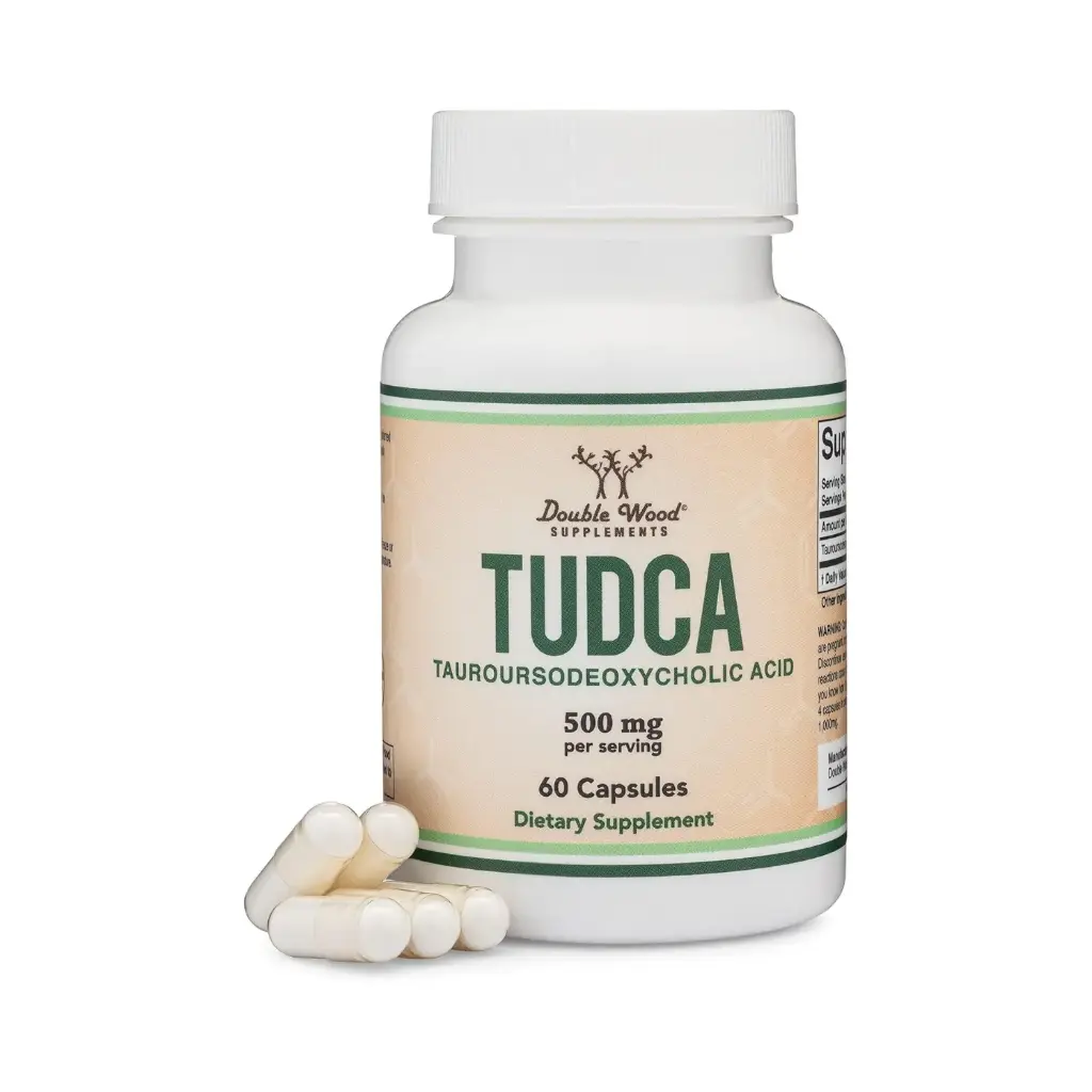 [X002C1NMDN] Double Wood Acido Tauroursedeoxycholic Tudca 500mg 60 caps