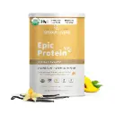 Sprout Living, Epic Protein Vanilla Lucuma, 2 Libras Proteína Vegetal Orgánica con Superalimentos y Probióticos