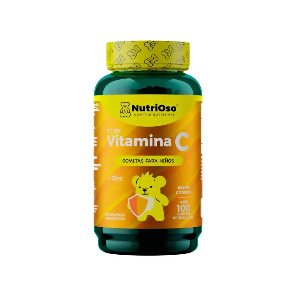 SOLANUM NUTRIOSO GOMITAS PARA NIÑOS A BASE DE VITAMINA C + ZINC 100 GOMITAS