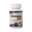 Natural Health Chromium 200 Polinicotinato De Cromo 500mg, 90 Cápsulas